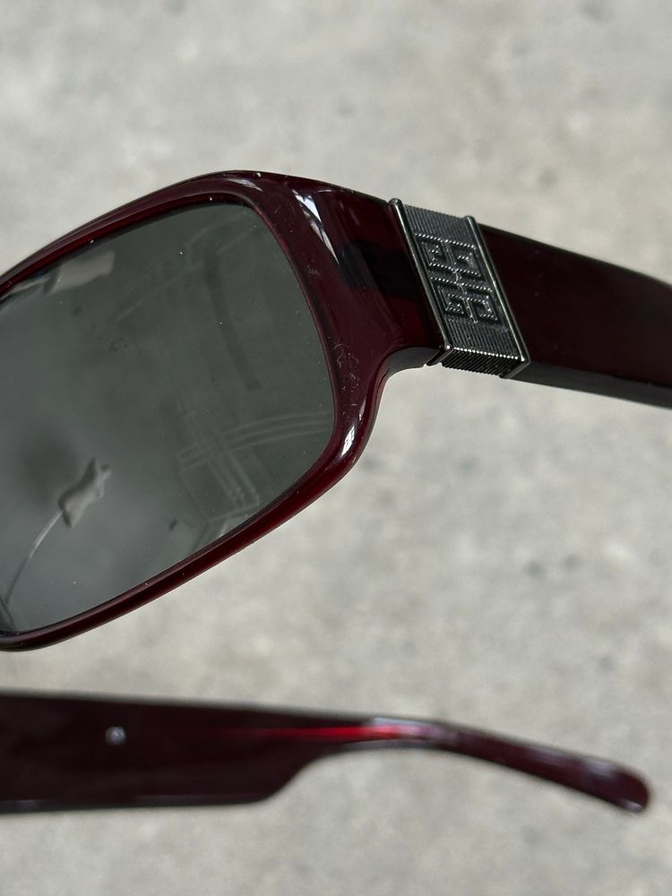 Givenchy 2000s Oversized Rectangle Logo Sunglasses image 2