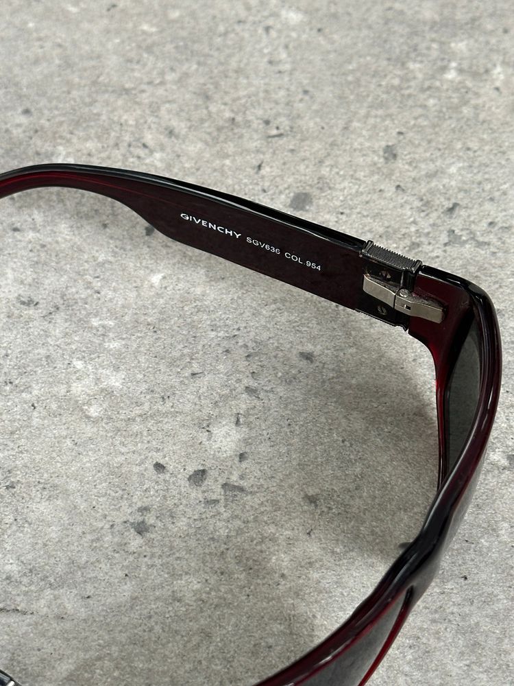 Givenchy 2000s Oversized Rectangle Logo Sunglasses image 3