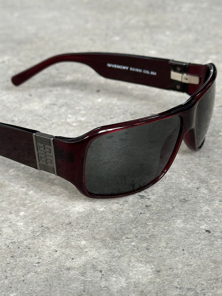Givenchy 2000s Oversized Rectangle Logo Sunglasses image 7