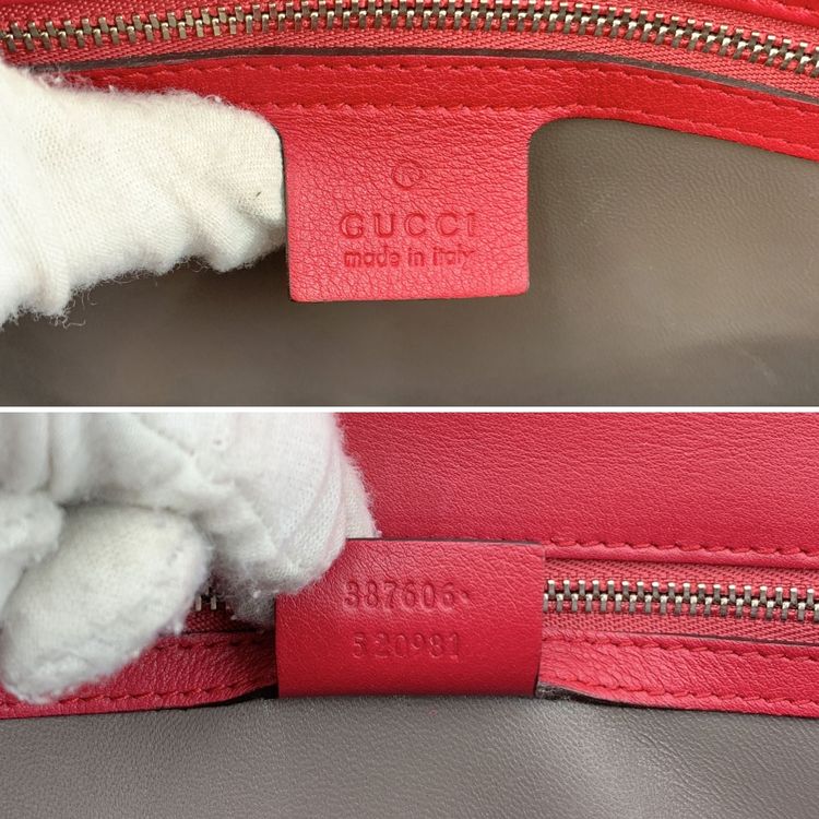 Gucci Leather Shoulder Bag Interlocking imagen 4