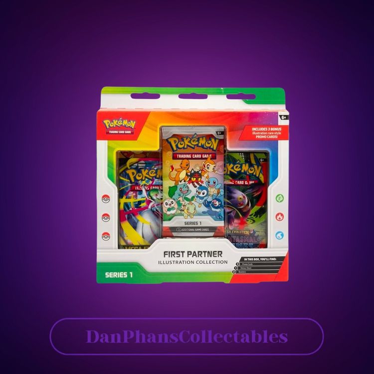 Pokemon First Partner Illustration Collection Series 1