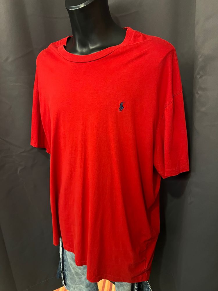 Polo Ralph Lauren t-shirt rossa taglia 3xl big