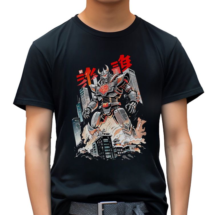 Kaiju Robot Anime T-shirt image 6