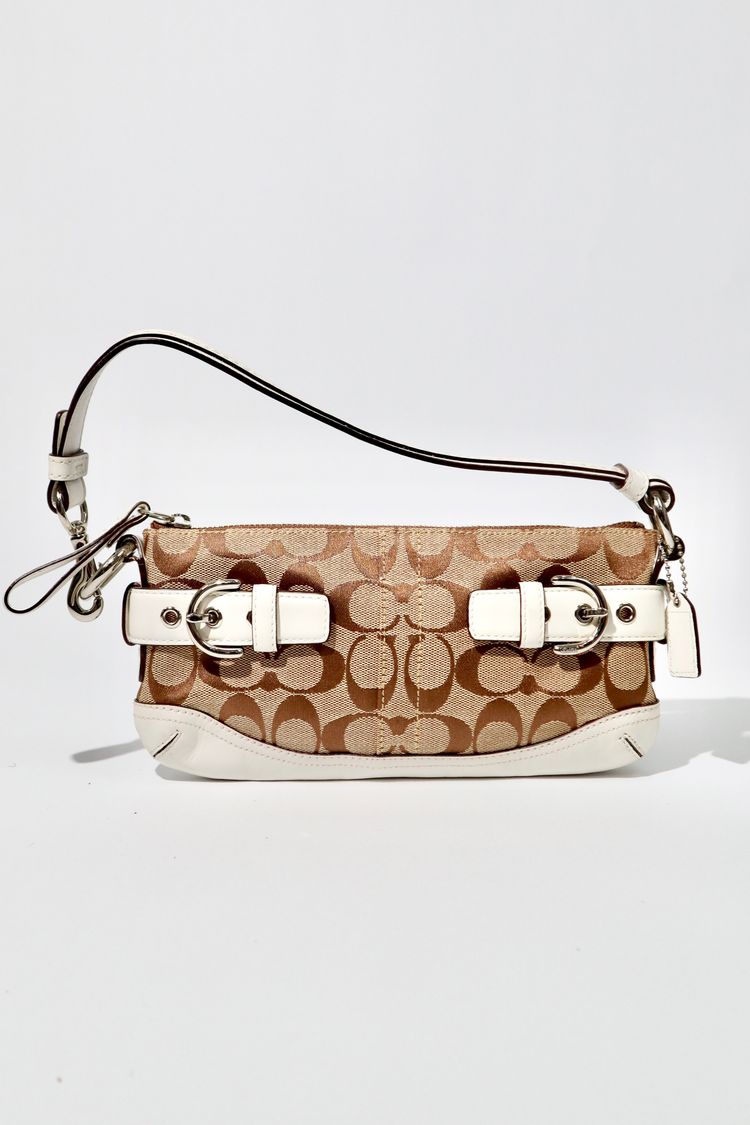 Coach Vintage Coach 2005 Mini Belt Shoulder Bag in Tan & Brown product image