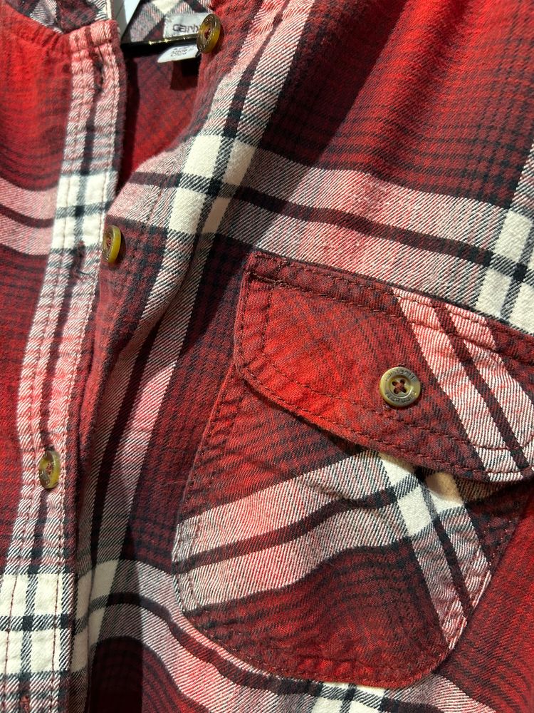 Carhartt Red Plaid Hooded Shirt Jacket image 2