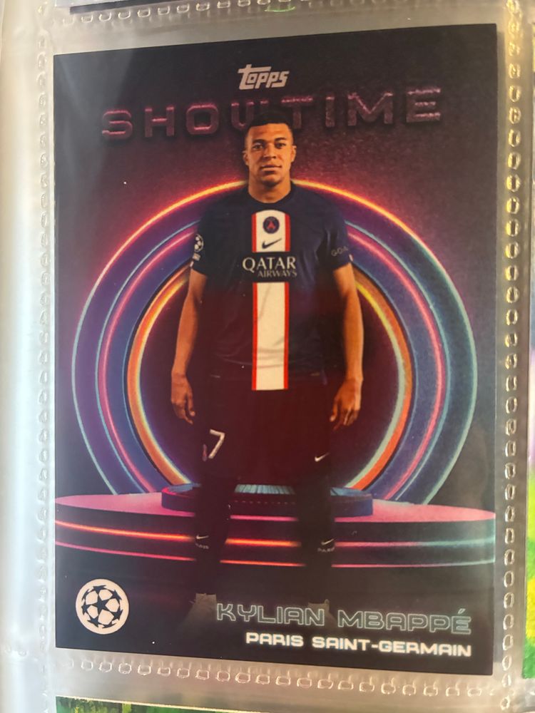 Topps Showtime Kylian Mbappé Paris Saint-Germain Card