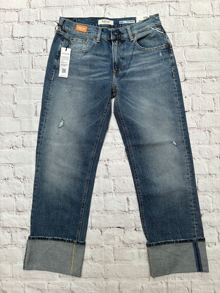 Replay Straight Low Waist Jeans