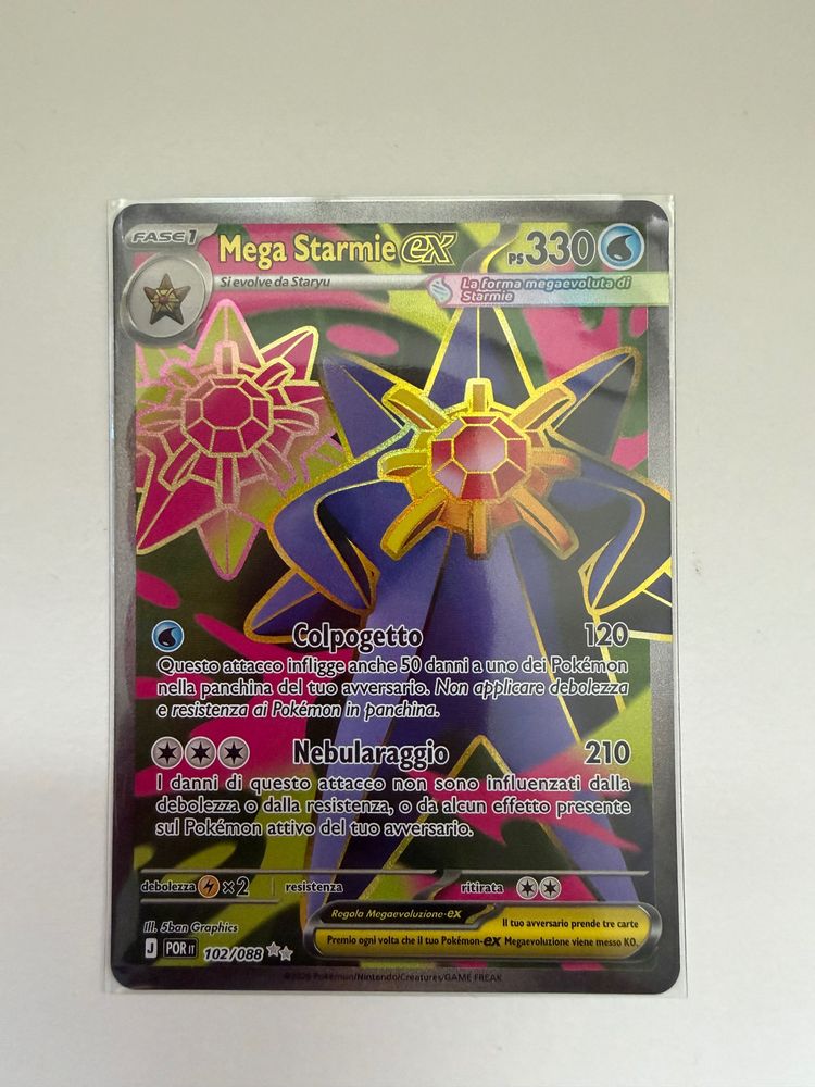Mega Starmie Ex Pokémon Card