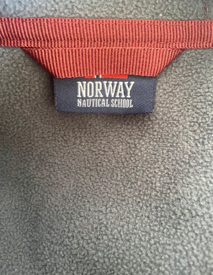 Norway Nautical School Red Hooded Jacket M image 3