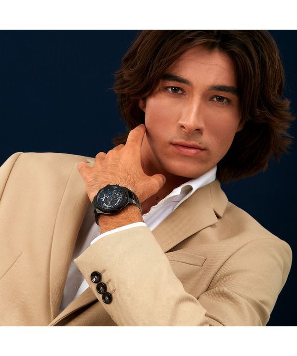 Maserati Stile Chronograph Stainless Steel Blue Skeleton Dial Quartz R8873642012 100M Men's Watch image 2