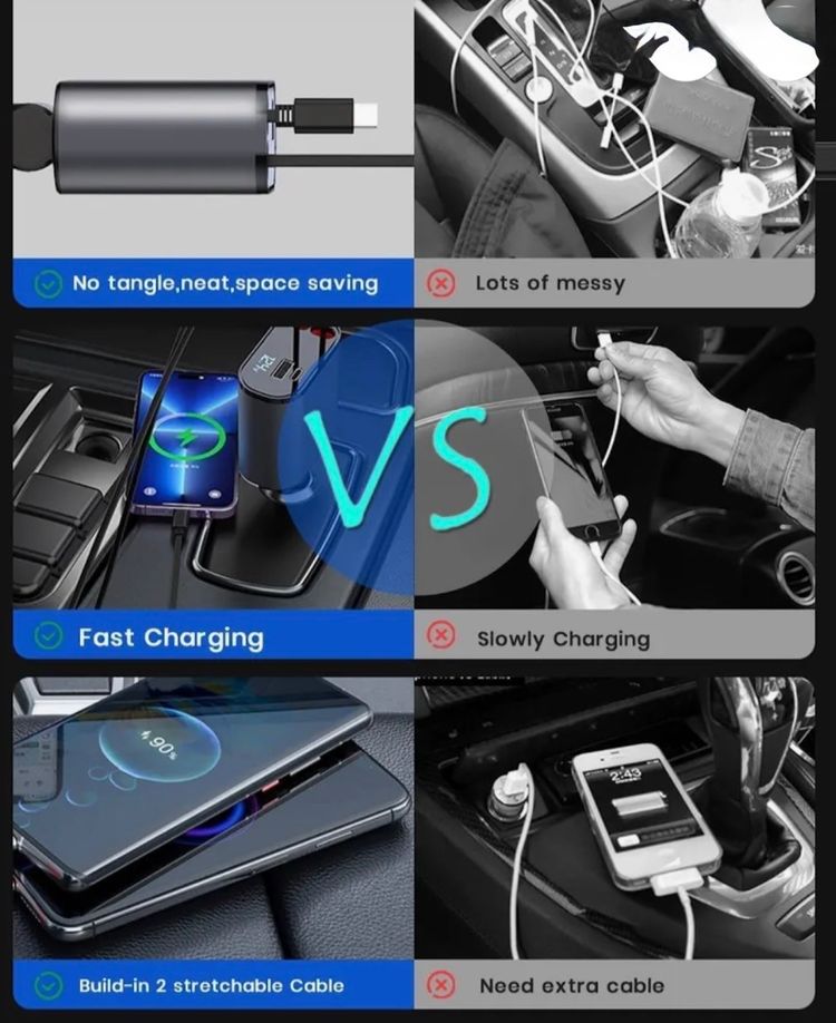 Car Charger Adapter obraz 3