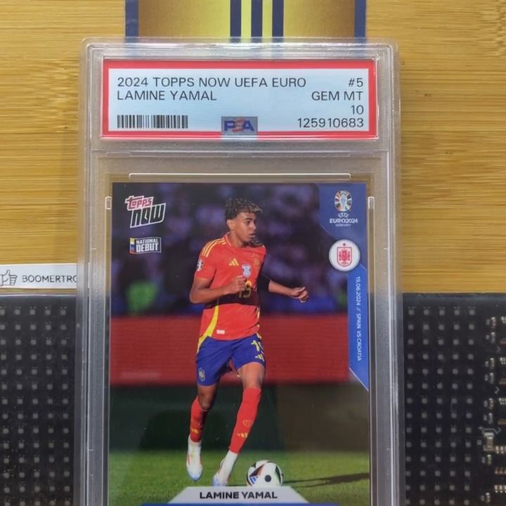 PSA PSA 10 - Lamine Yamal - España - National Debut - Topps Now Eur 2024 #5 product image