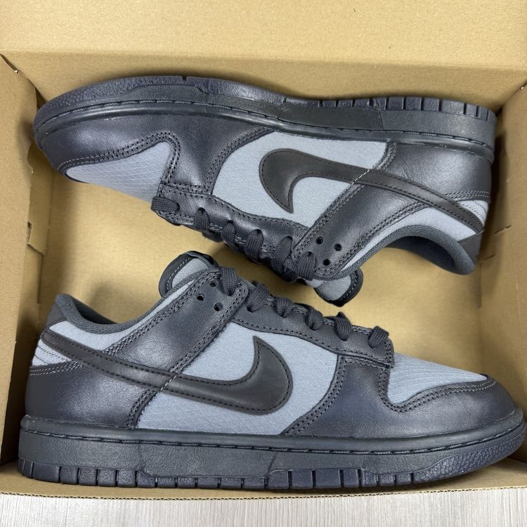 Nike Dunk Low Size UK 7.5 Retro SE Off Noir Smoke Grey Men's Trainers FZ3052-001 obraz 1