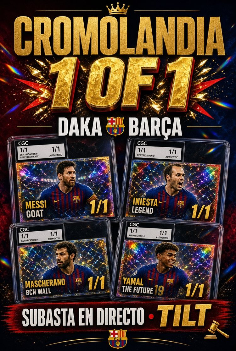 Cromolandia 1 Of 1 Daka Barca Collectible Cards