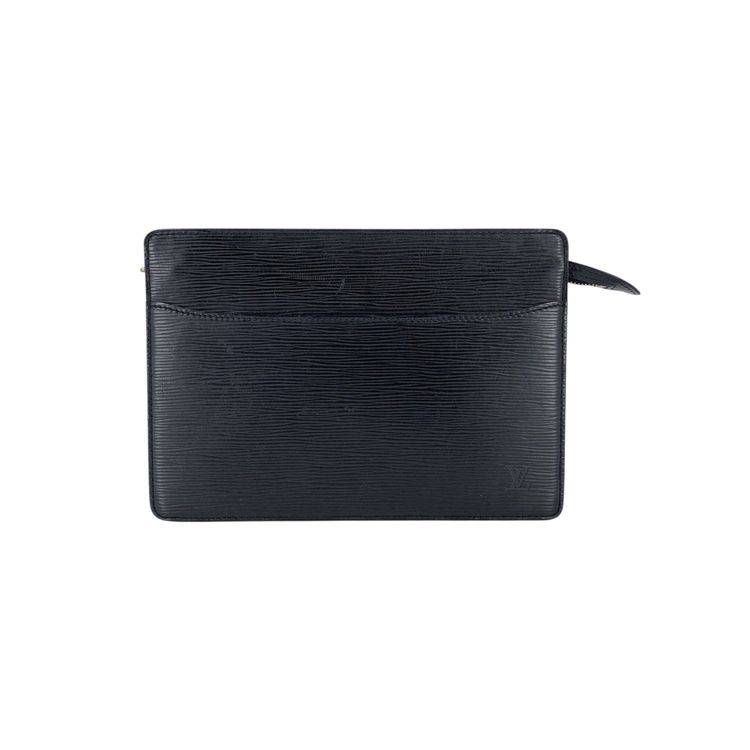Louis Vuitton Leather Clutch Bag Pochette Homme image 1