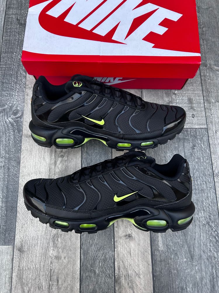 Nike Air Max Plus TN Trainers ‘Black Volt Ice’ - Size UK 10 image 1