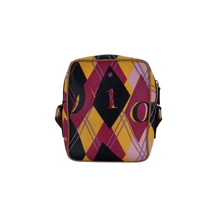 Dior Cloth Crossbody Bag Argyle Graphic Print image 2