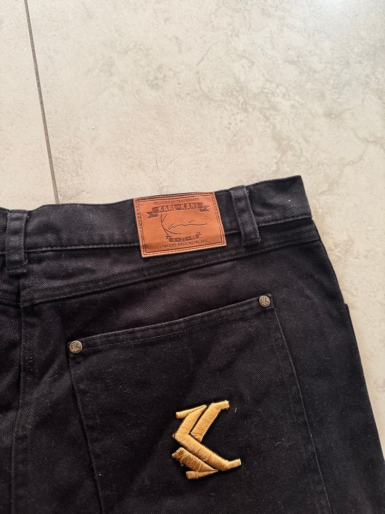 Black Cargo Shorts karl kani  2