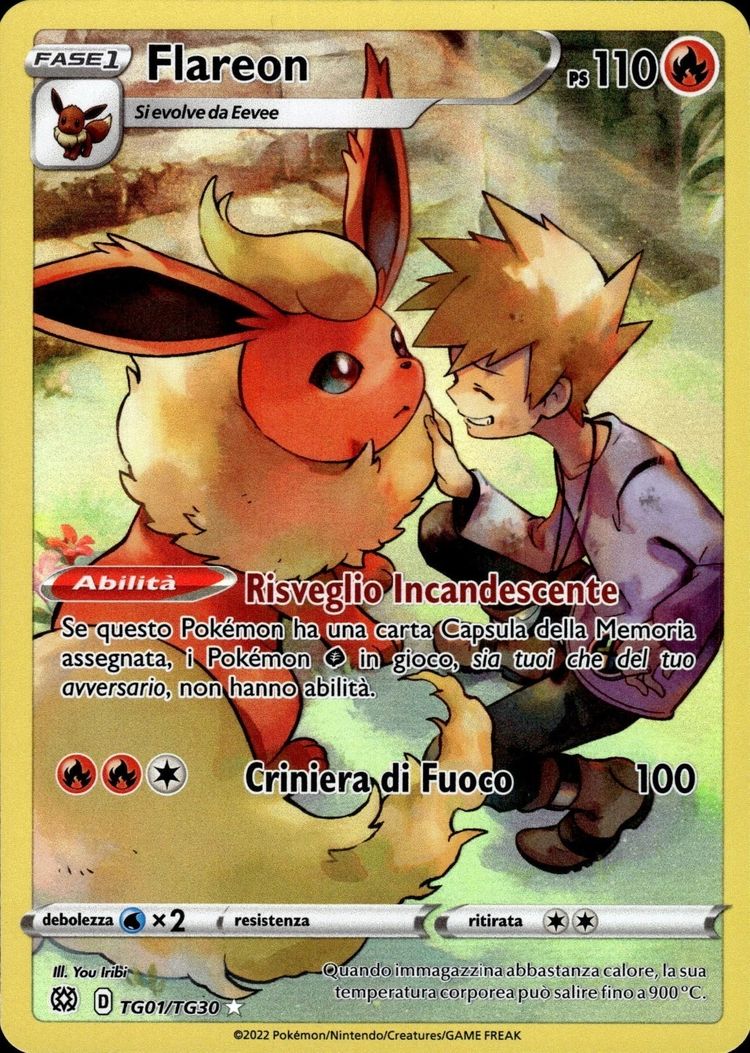 Flareon Pokémon Card