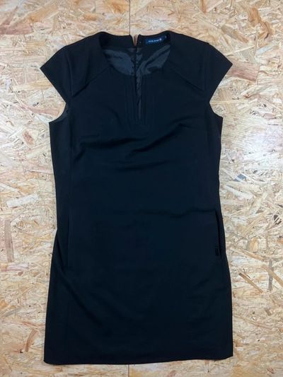 River Woods - Black Short Sleeve Dress