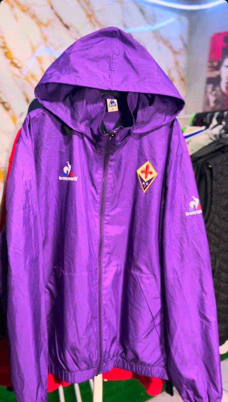 Fiorentina Le Coq Sportif Giacca Training Viola 2019/20 – Taglia XL obraz 1