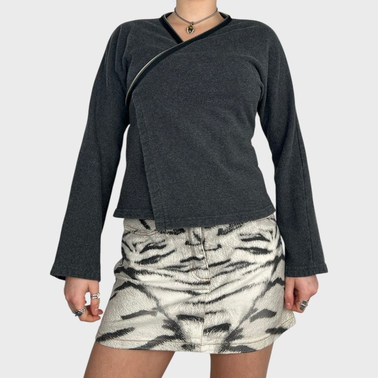 Cop Copine Long Sleeve Wrap Top - L