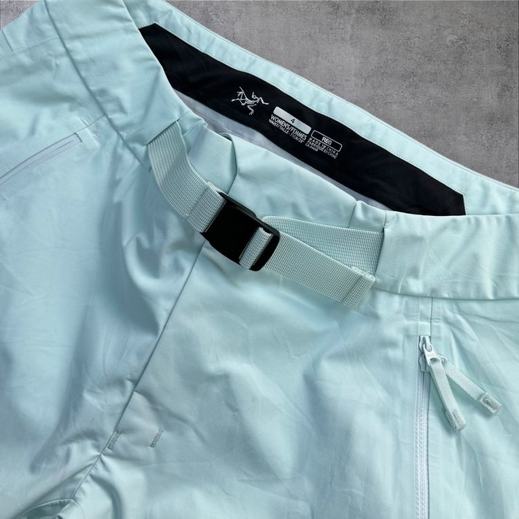Arc'teryx Gore-Tex Ski Trousers Women's Size 4 White Waterproof Snow Pants RRP £350 image 3