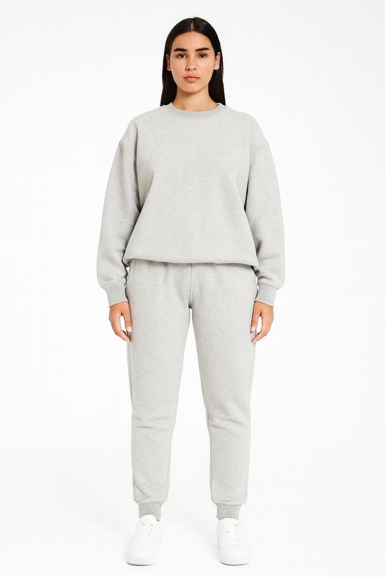 Hera Unisex Grey Marl Basic Sweatpants