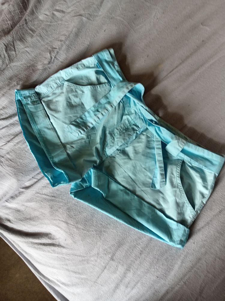 Reebok Light Blue Shorts Y2k 