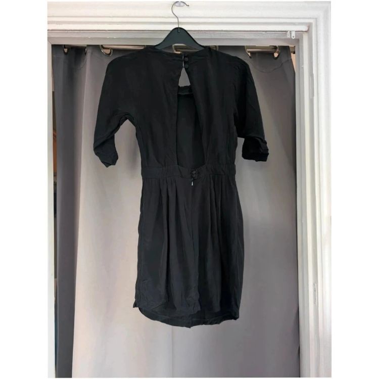 Miss Selfridge Black Cut Out Open Back Mini Dress UK 6 imagen 3