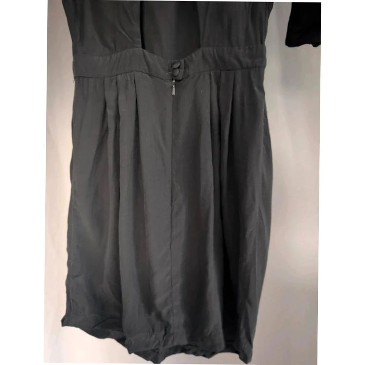 Miss Selfridge Black Cut Out Open Back Mini Dress UK 6 imagen 6