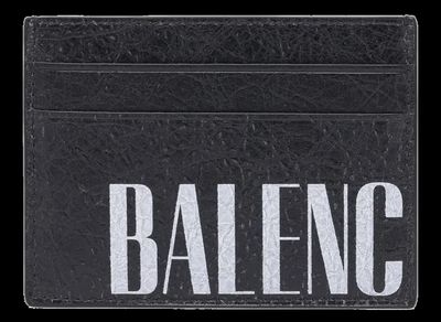Balenciaga Editor Card Holder Black