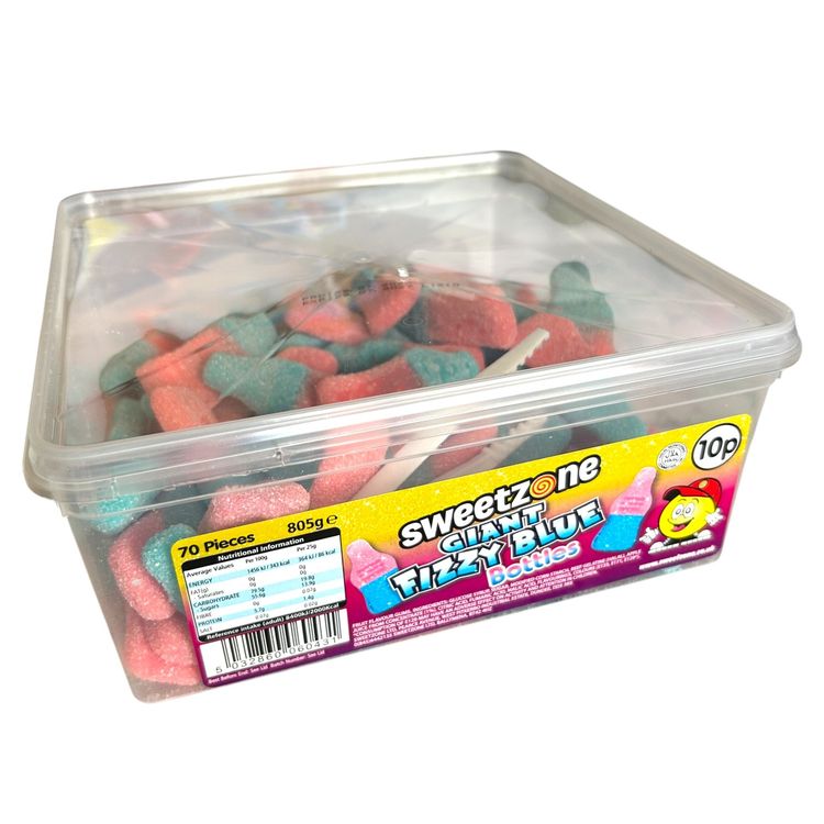 Sweetzone Giant Bubblegum Bottles - 1 Box