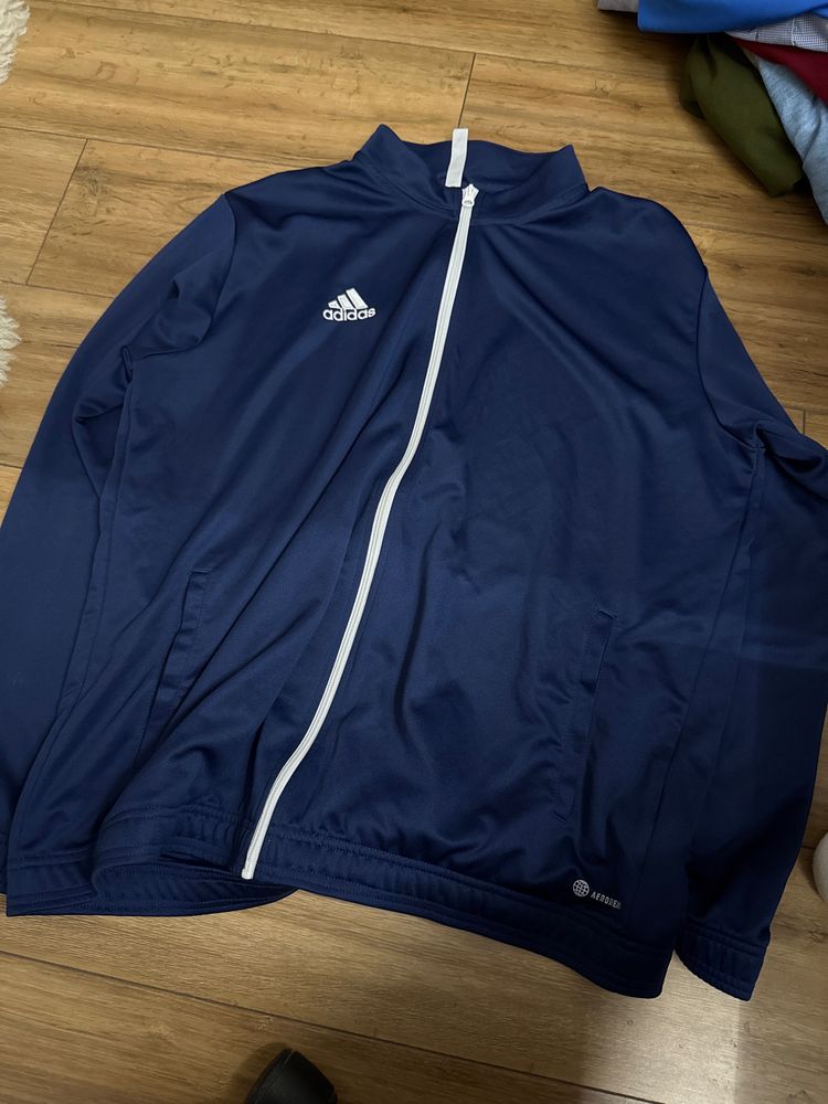 Adidas Navy Blue Zip-Up Jacket 2XL 