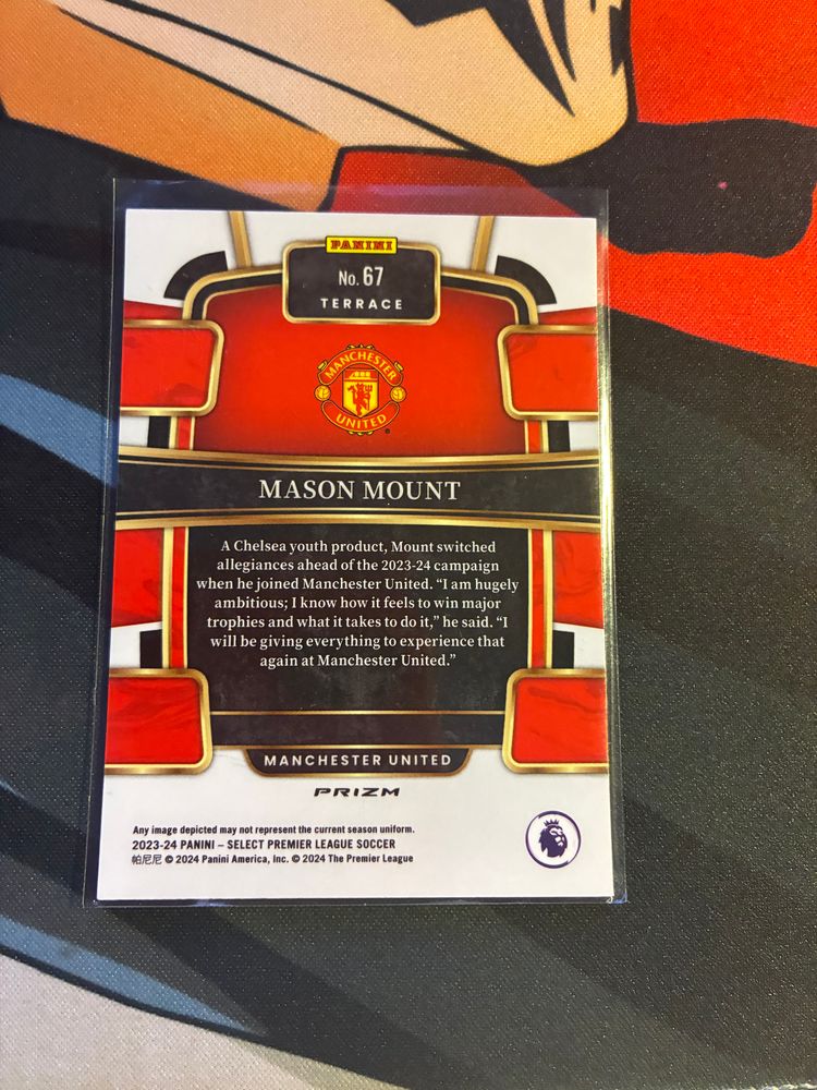 Mason Mount Manchester United Soccer Trading Card 2