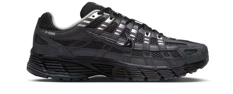 Nike P-6000 Suede Anthracite Black Chrome Metallic Silver “Brand New - Verified TikTok Shop”