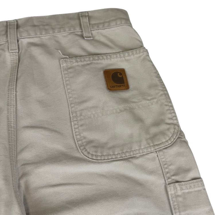 Carhartt Workwear Carpenter Trousers Cream imagen 10