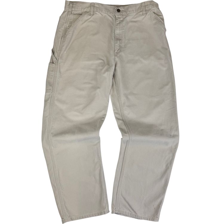 Carhartt Workwear Carpenter Trousers Cream imagen 8