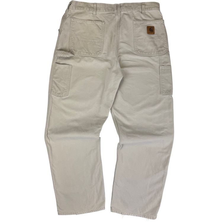 Carhartt Workwear Carpenter Trousers Cream imagen 1