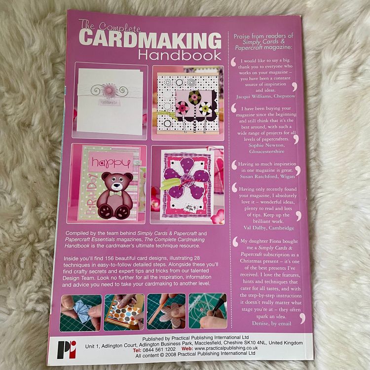Bundle of 4 DIY Greeting Cards Making Pattern Design Craft Books & Magazine 10