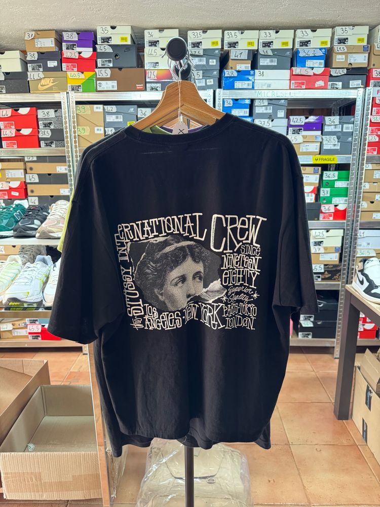 Stussy Victoria Tee Black - Cropped - SS26