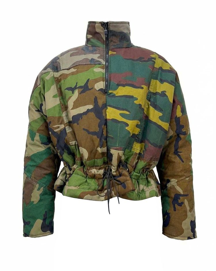Anorak Patchwork Camouflage Jacket