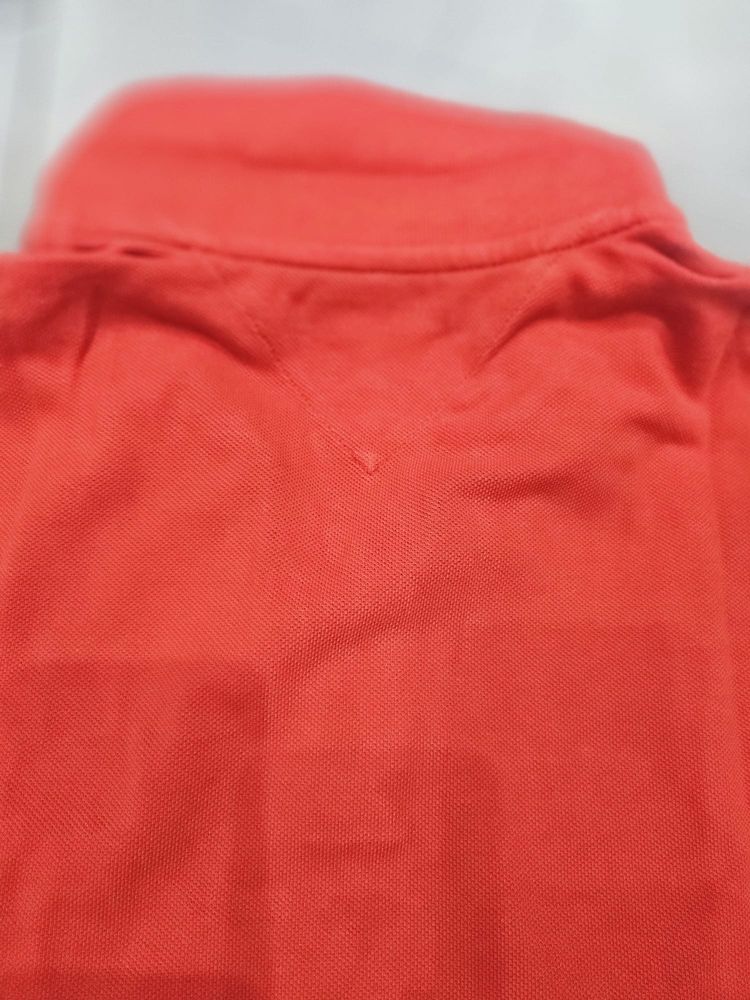 Tommy Jeans Red Polo Shirt image 4