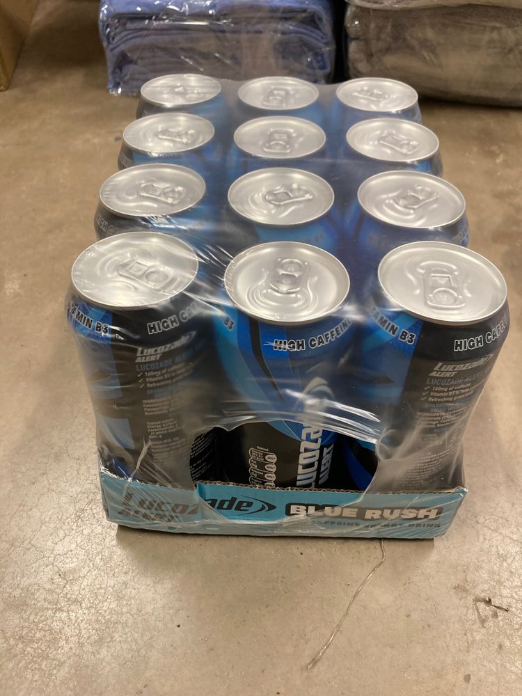 12X 500ml lucozade blue rush 