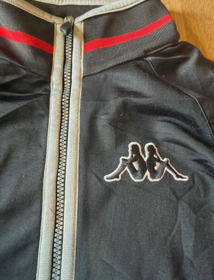 Immagine di Kappa Black And Grey Zip-Up Jacket 2
