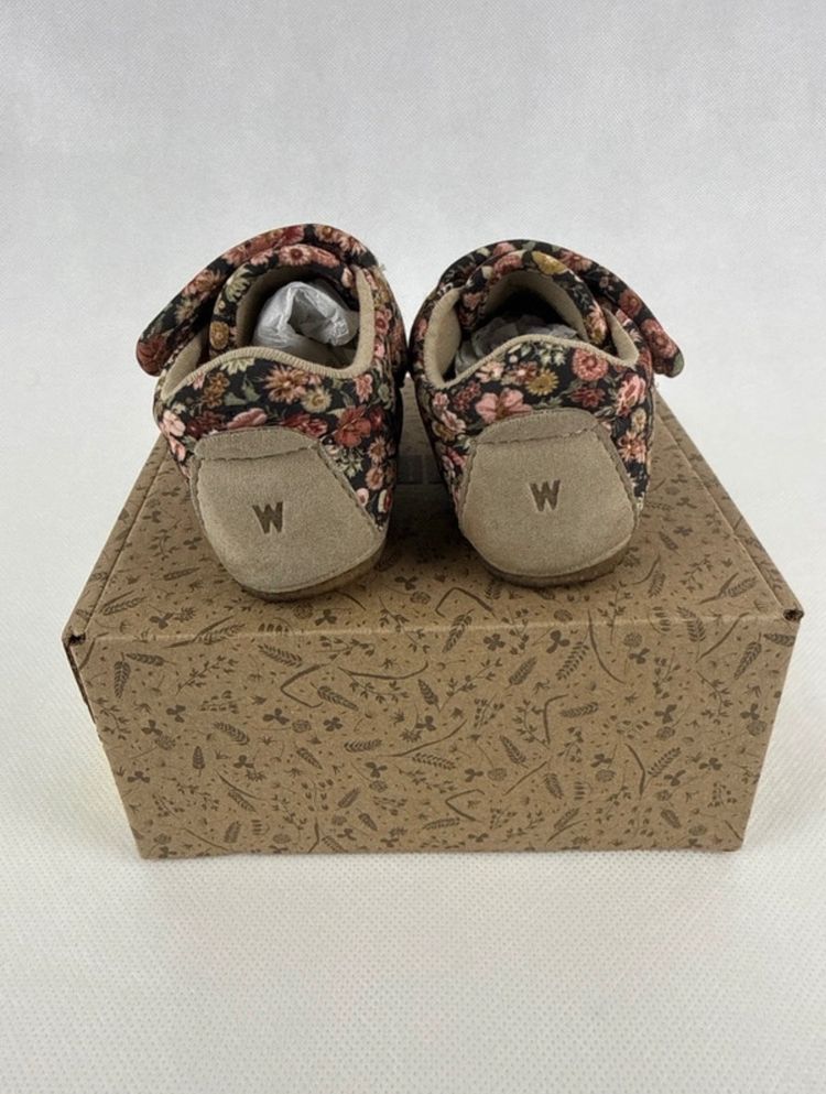 Wheat Floral Baby Shoes EU19 3