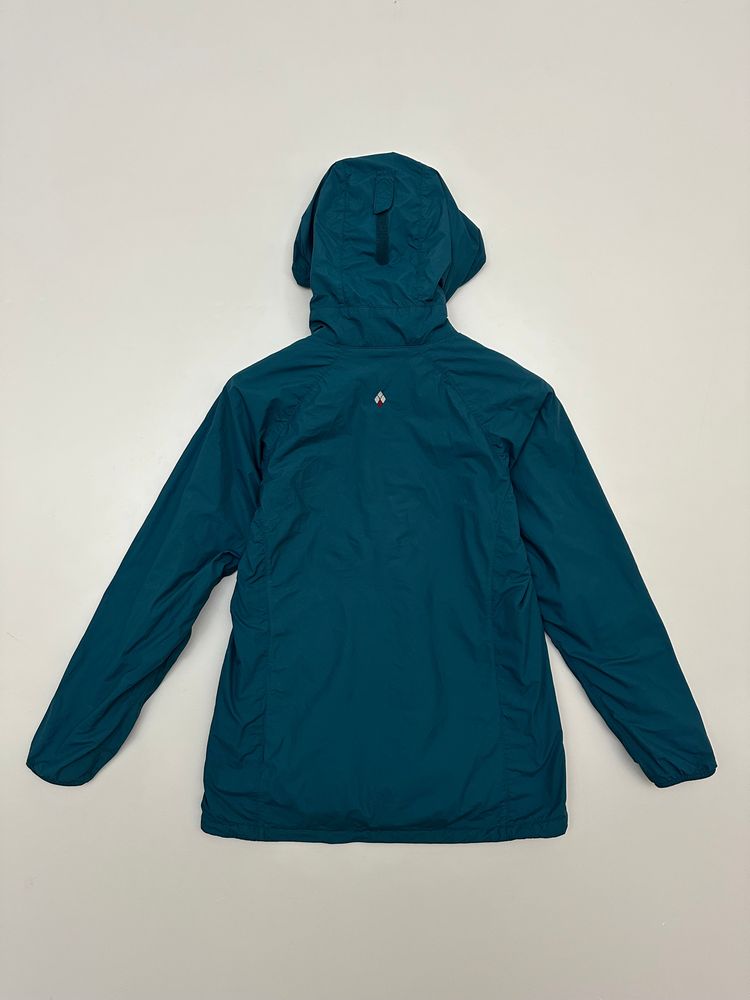 Montbell Light Shell Hooded Jacket Blue Packable Women's M Medium image 7