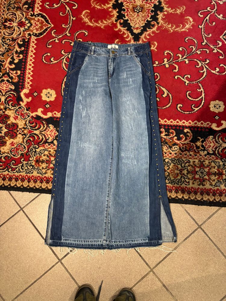 Denim Distressed baggy pants