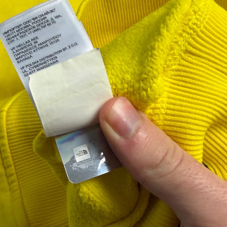 The North Face Yellow Hoodie image 3