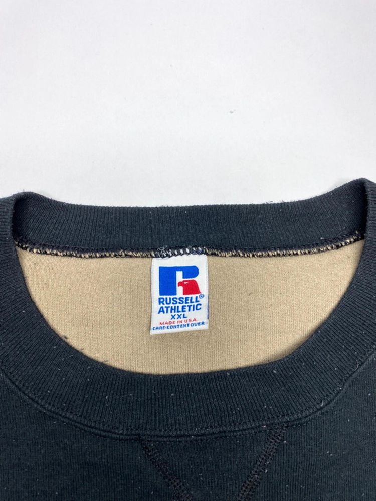Vintage Russell Athletic Two-Tone Sweatshirt XXL – Made in USA image 7